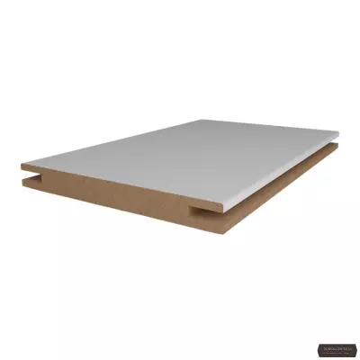 Durvju apmales daļa MDF Gaiši pelēka emalja RAL 7047 teleskopiskā