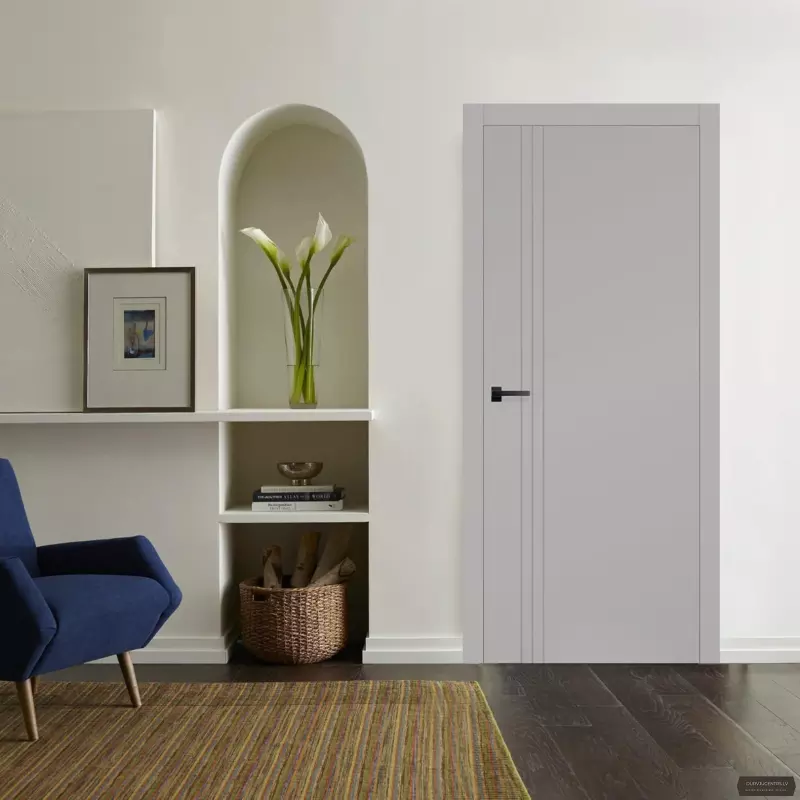 Durvis SALIN Gaiši pelēka emalja RAL 7047