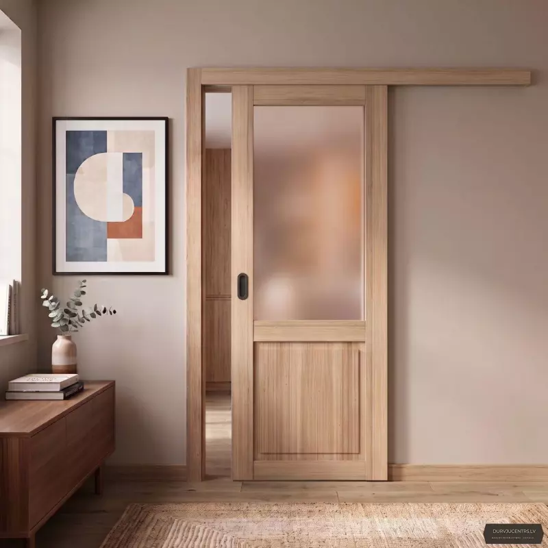 Durvis Golda GLASS  Zelts ozols PVC Deluxe