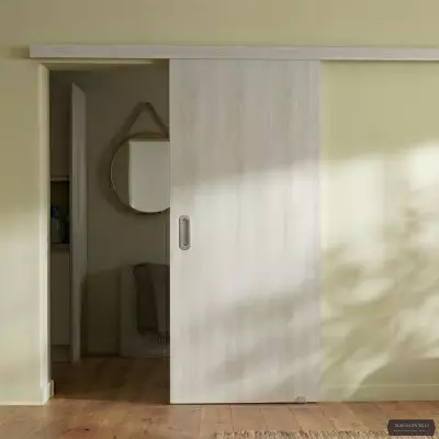 Bīdāmās iekšdurvis Basic 01 Sudraba ozols EKOfinierējums